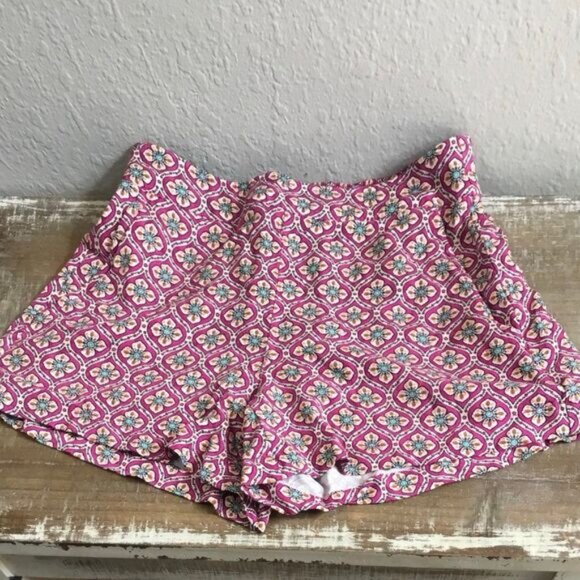 Old Navy Pink Multicolor Floral Boho Casual Summer High Rise Playa Shorts XS - Picture 6 of 7